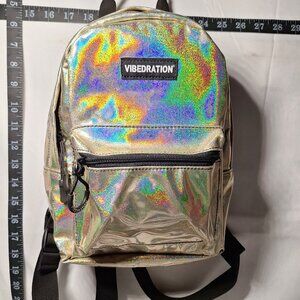 NWOT Vibedration Hydration Pack w/ bladder Small Gold/Silver